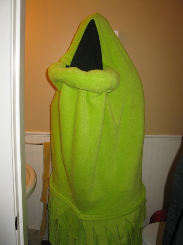 The Yip Yip costume with the tentacles attached to the bottom.