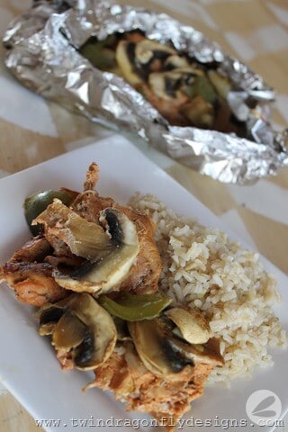 tinfoil packet butter chicken