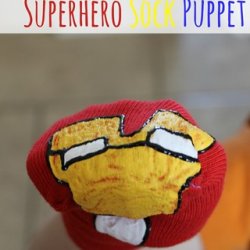Superhero Sock Puppet