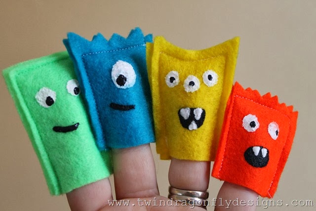 Monster Finger Puppets ~ One For The Boys