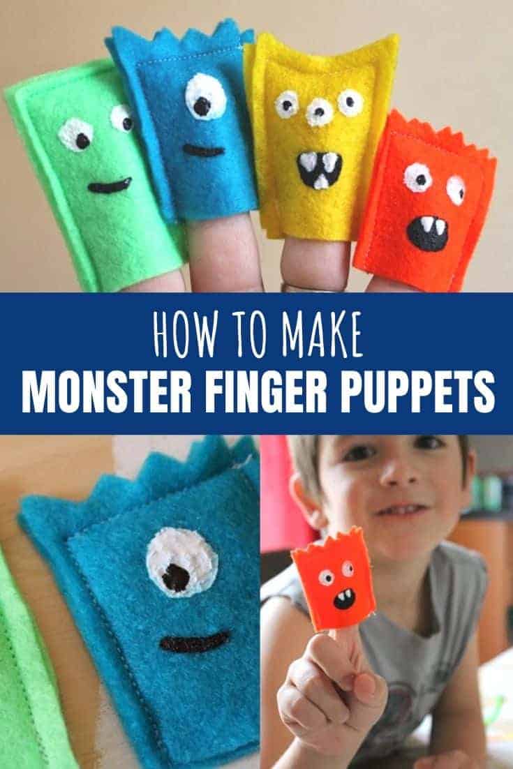 How to Make Monster Finger Puppets
