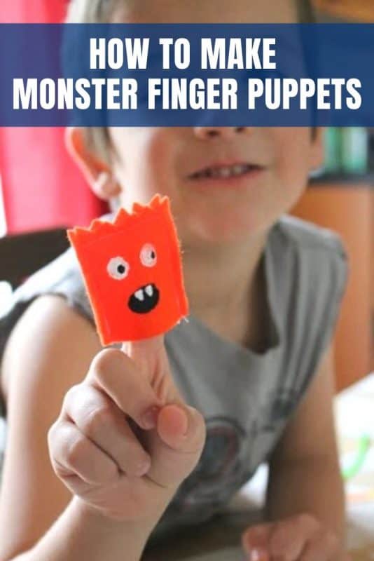 monster finger puppets