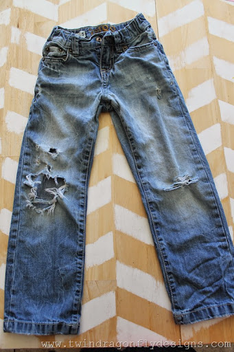 How to patch kids jeans in a cool way