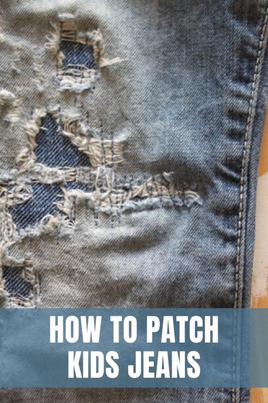 how to patch kids jeans
