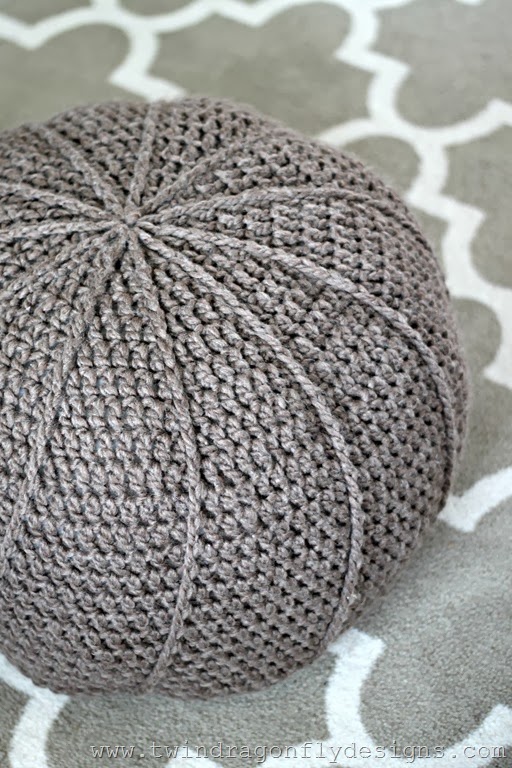 Free Crochet Floor Pouf Pattern