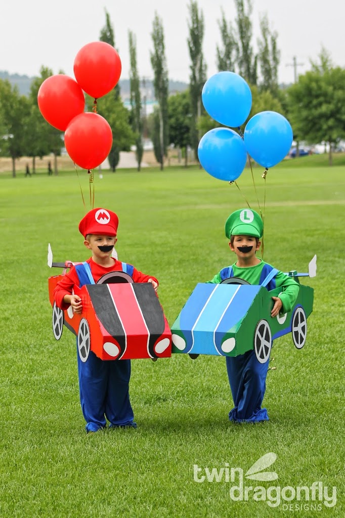 Mario and Luigi Go Kart Costumes