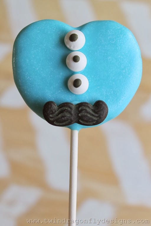 Valentine Monster Cookie Pops