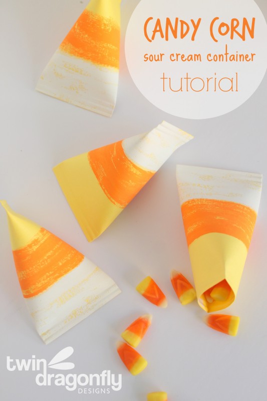Candy Corn Container Tutorial