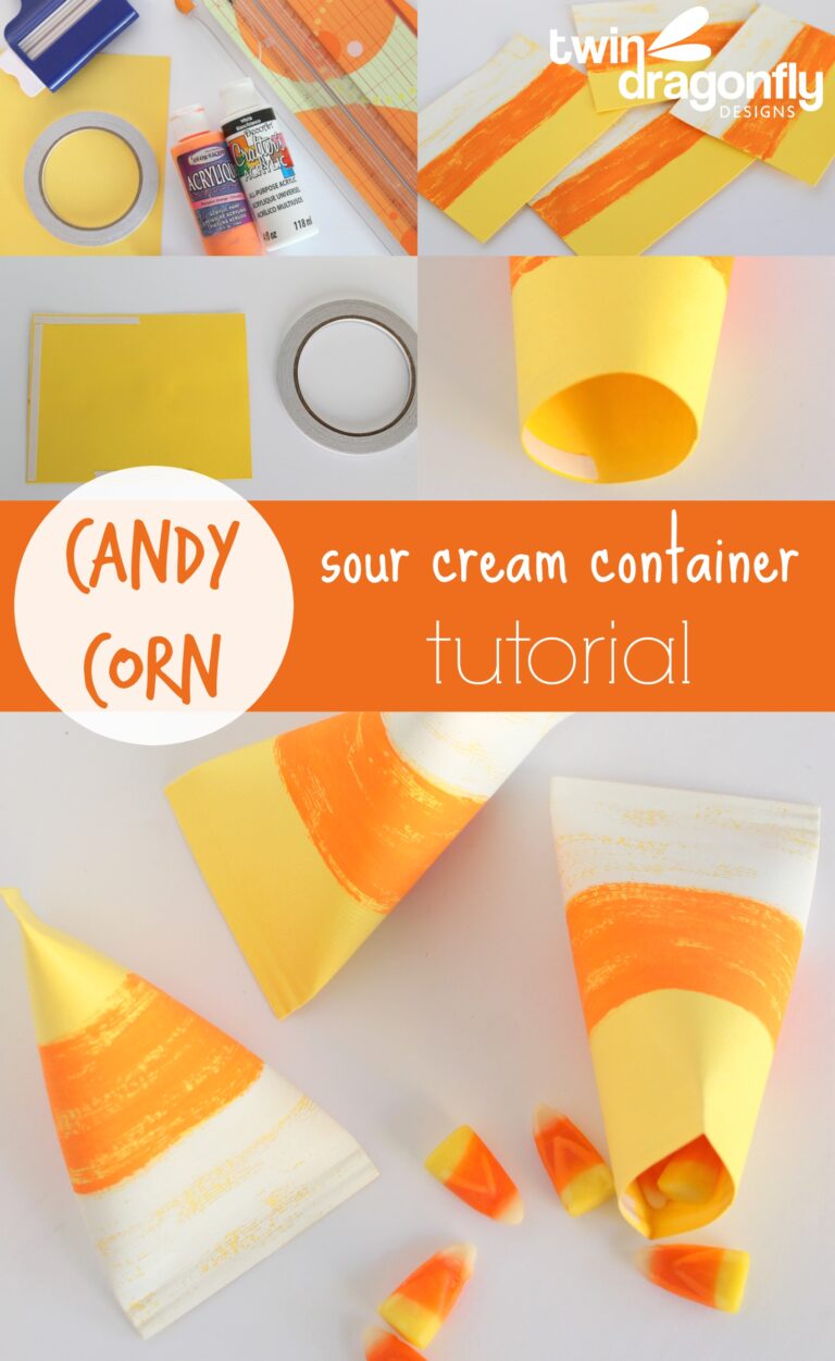 Candy Corn Container Tutorial
