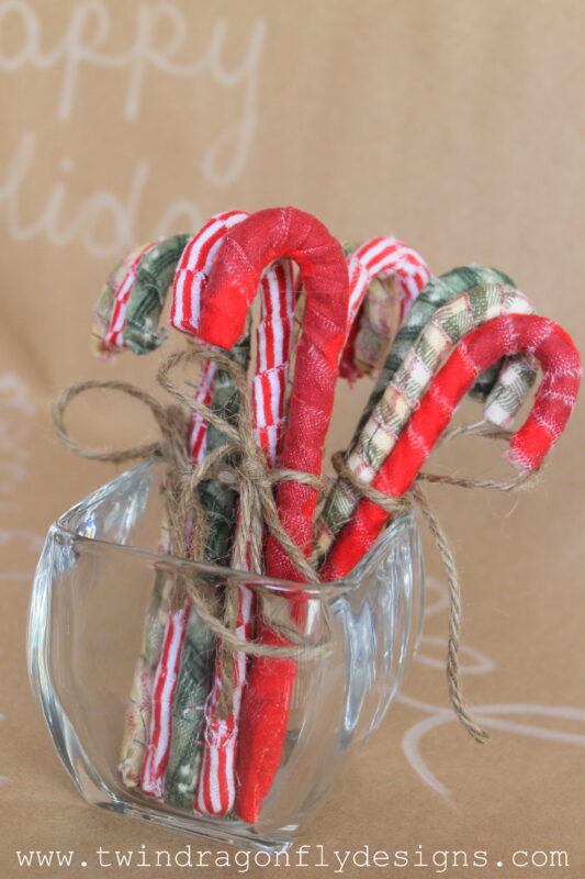 Rustic Twine Candy Cane