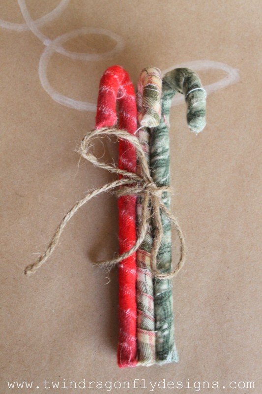 DIY Rustic Candy Canes