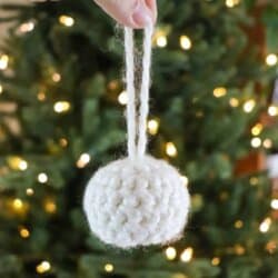Crochet Ball Ornament Pattern