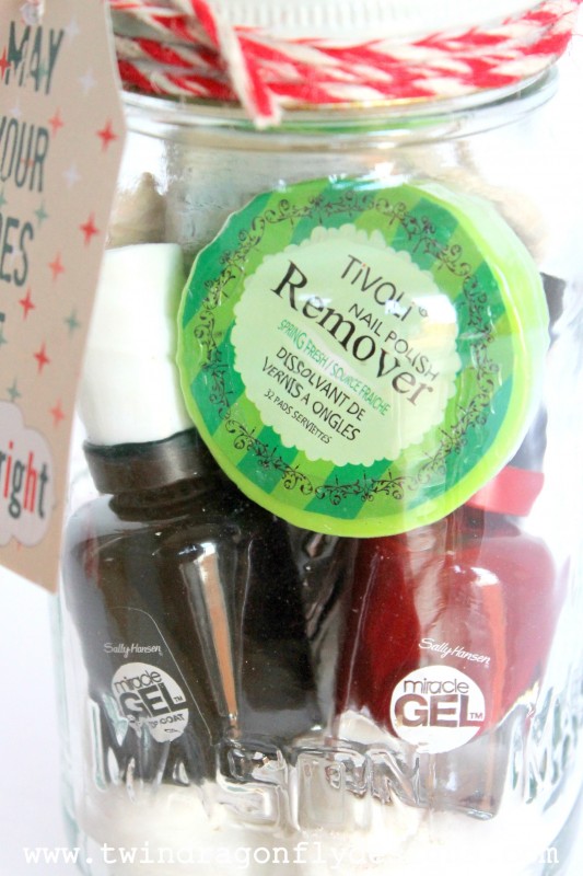 Mason Jar Pedicure Gift Idea