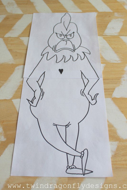 Pin the Heart on the Grinch Activity with free Printable