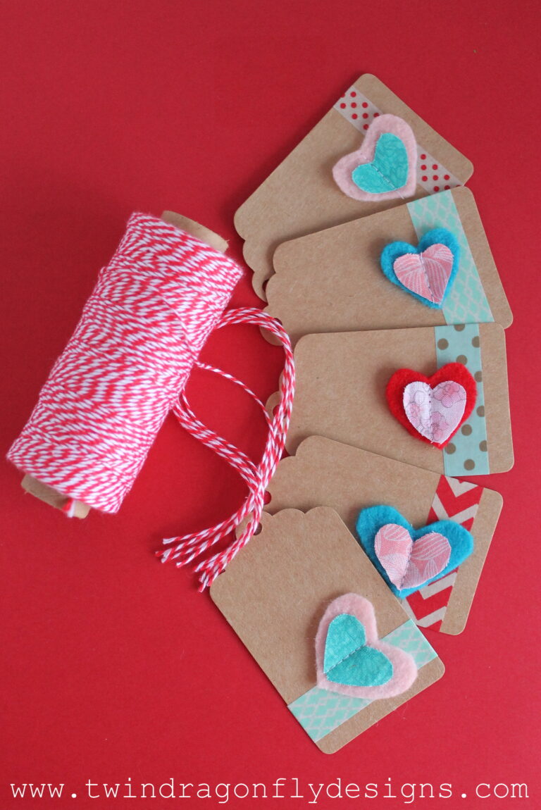 How to Make Valentine Gift Tags