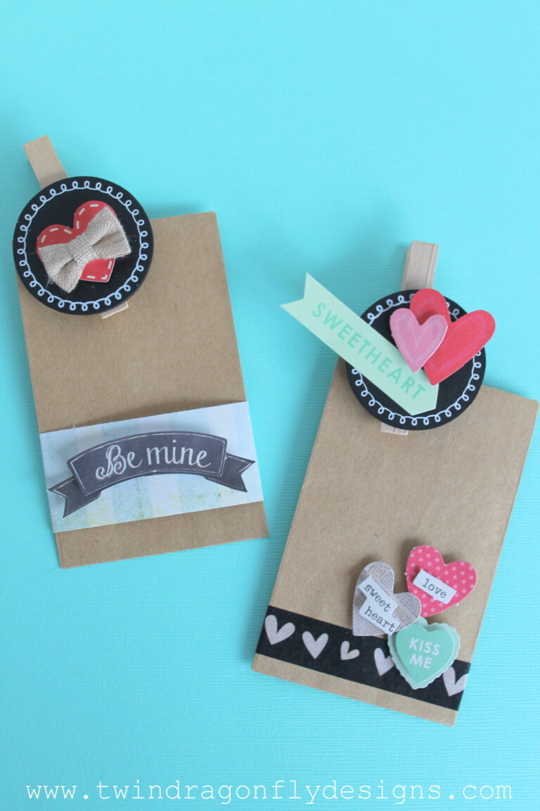 Cute Valentine Gift Bag Craft