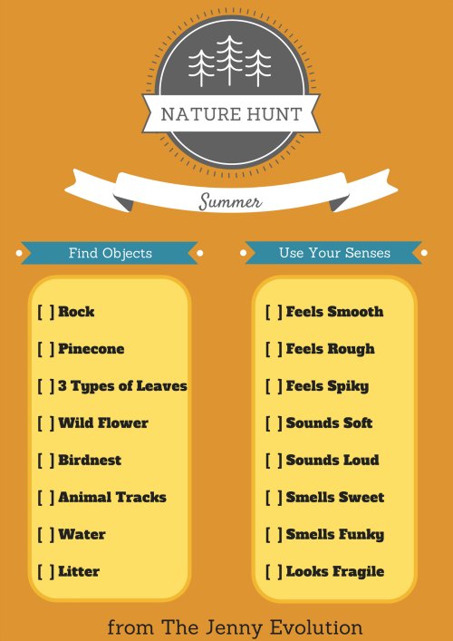 20+ Nature Scavenger Hunt Ideas