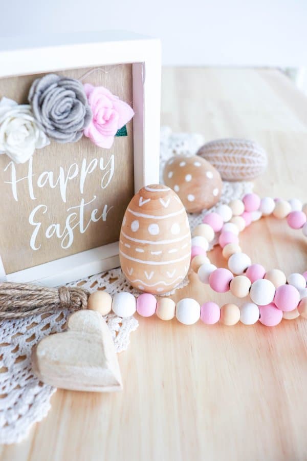 Painted Wooden Easter Eggs