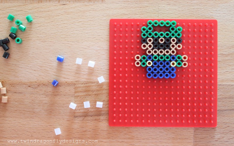 Mario & Luigi Perler Bead Bubble Wands