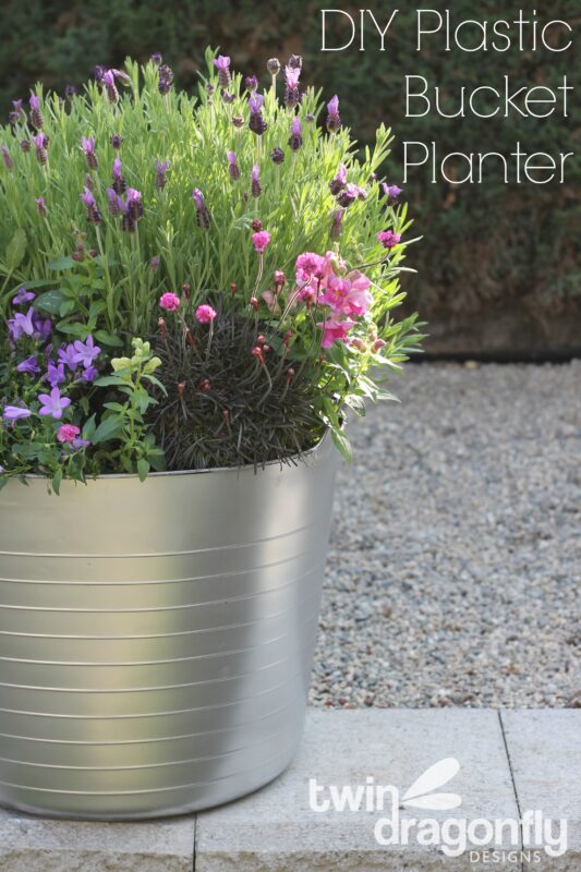 DIY Plastic Bucket Planter