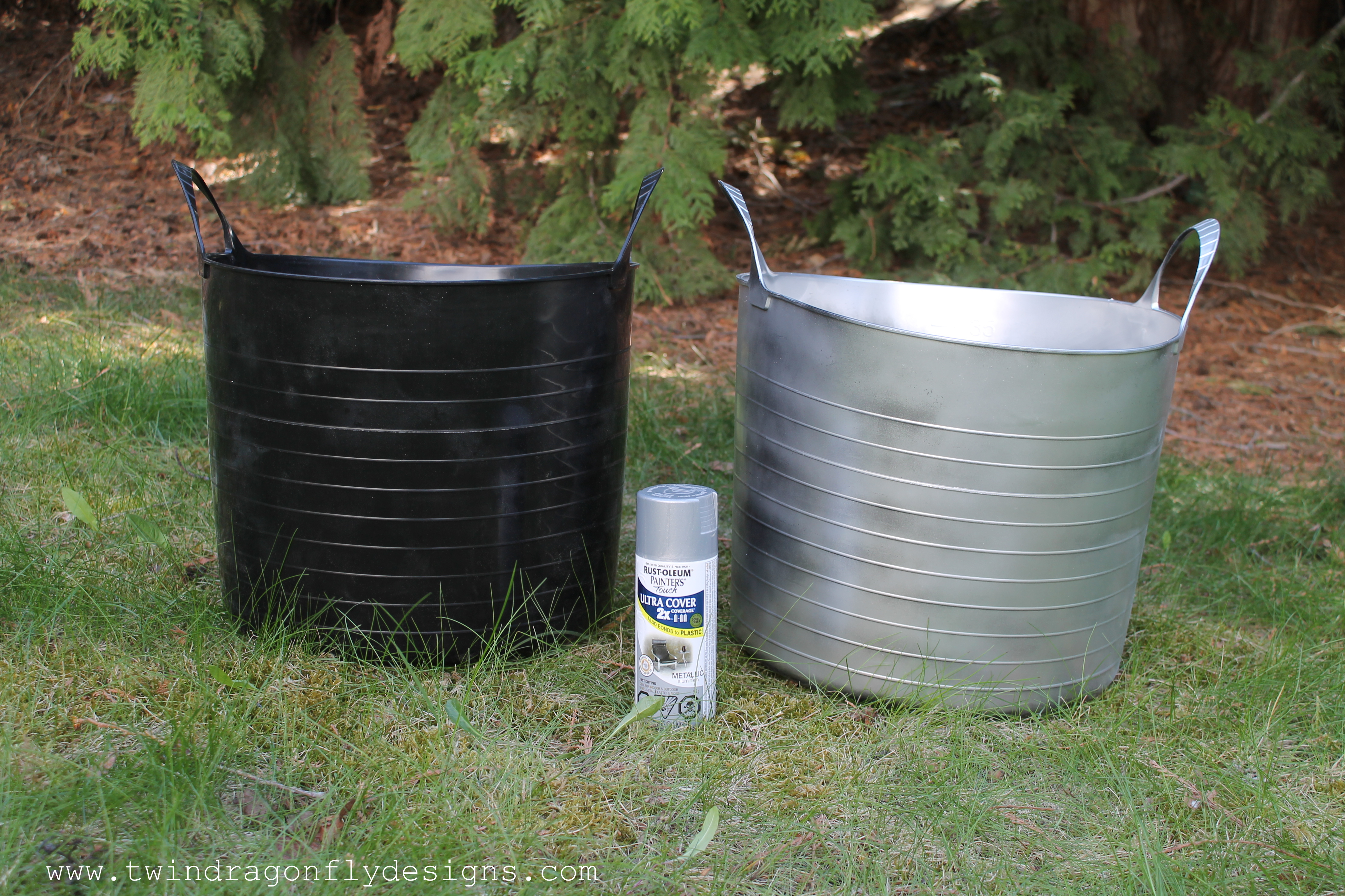 DIY Plastic Bucket Planter » Homemade Heather