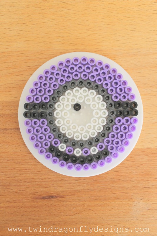 Perler Bead Minion Cup Cover Perler Bead Minion Cup Cover