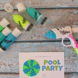 3D Printable Pool Party Invitation