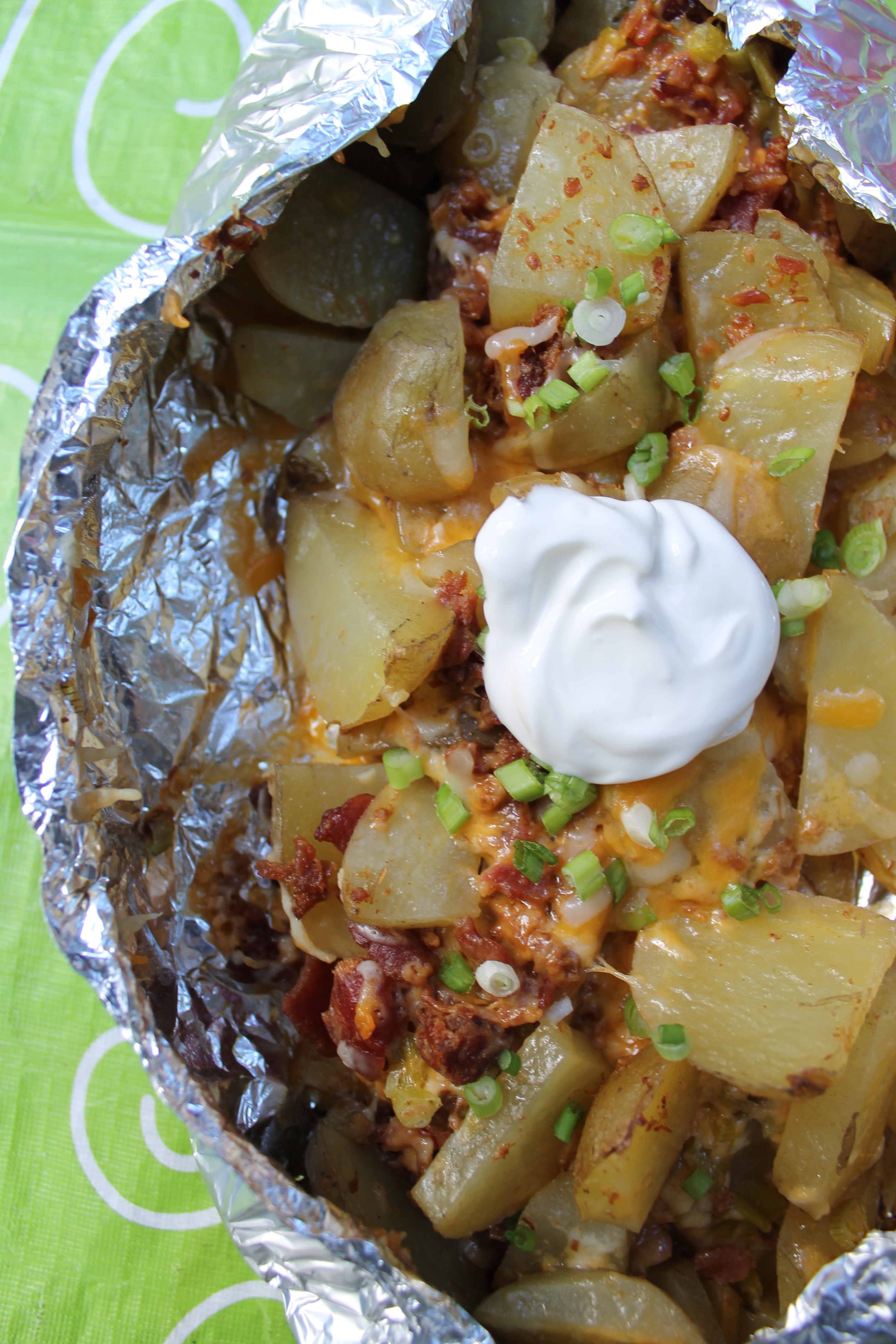 Loaded Campfire Potatoes Recipe