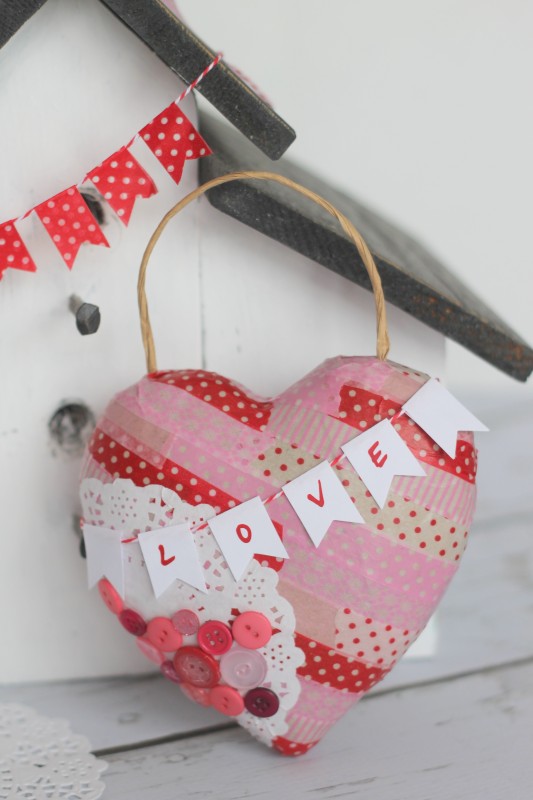 diy grinch mug gift idea Valentine Paper Mache Heart