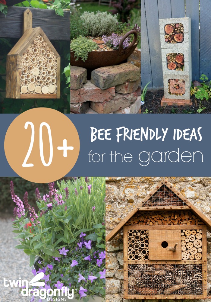 20+ Bee Friendly Ideas for the Garden