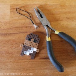 Chewbacca Perler Bead Keychain