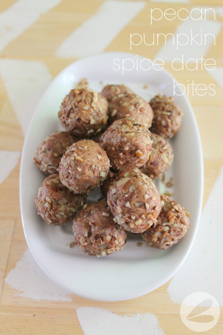 Pecan Pumpkin Spice Date Bites