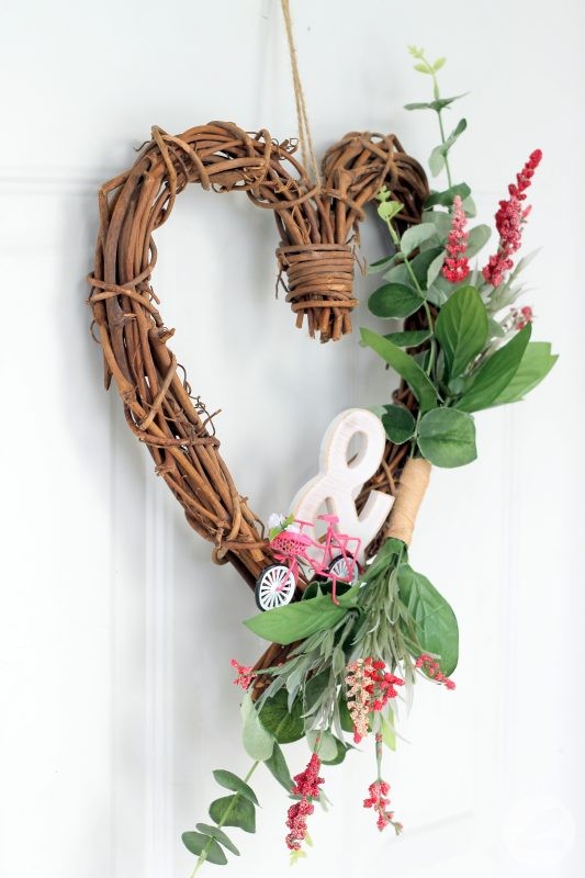 Valentine Grapevine Heart Wreath