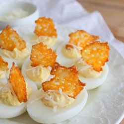 three cheese devilled egg recipe