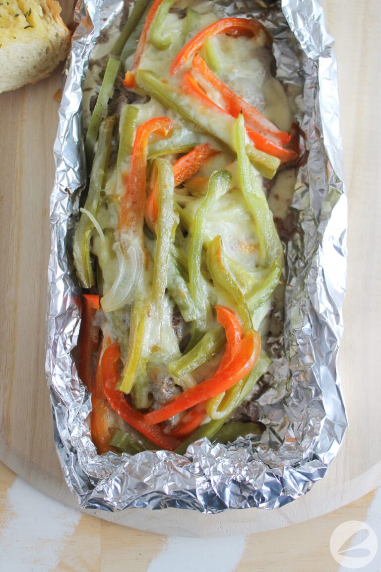 Tinfoil Packet Philly Cheesesteak Recipe