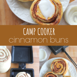 camp cooker cinnamon buns