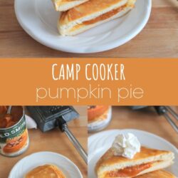 camp cooker pumpkin pie