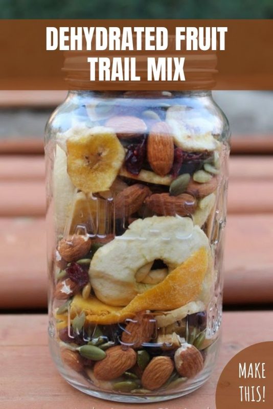 dehydrated fruit trail mix