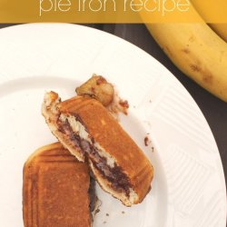 nutella banana biscuit pie iron recipe