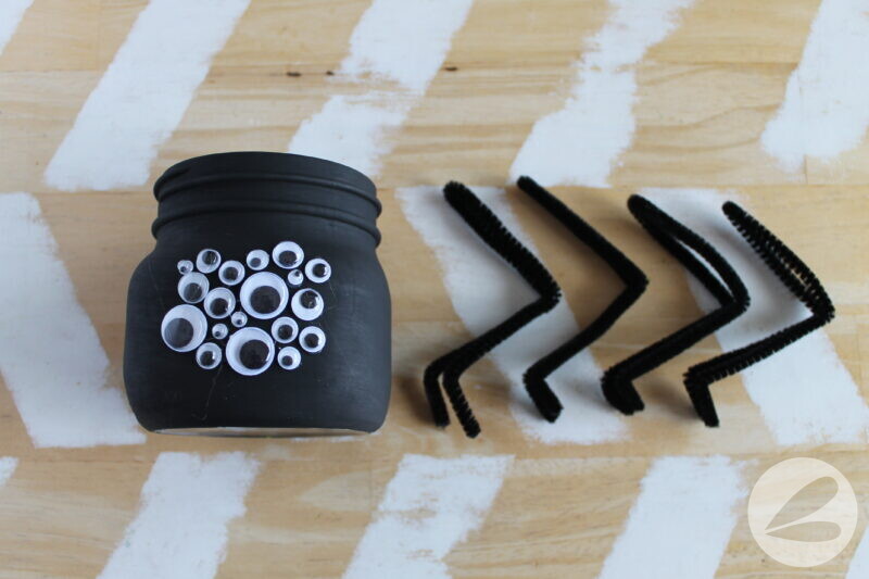 spider mason jar craft