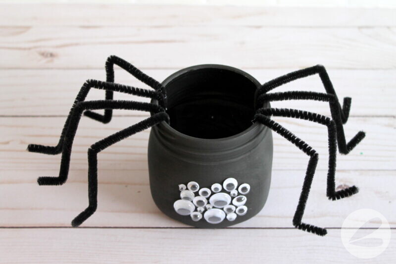 spider mason jar craft