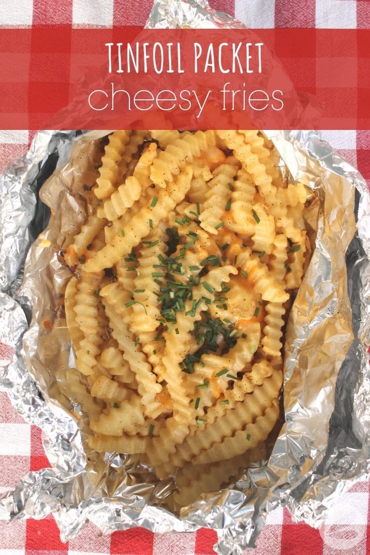 Tinfoil Packet Cheesy Fries