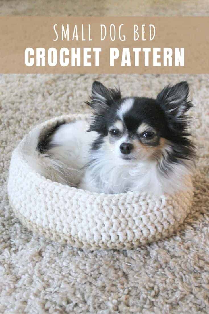 Small Dog Bed Free Crochet Pattern