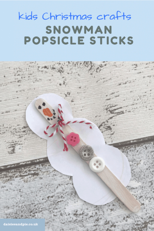 snowman popsicle sticks x