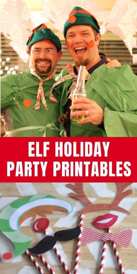 Elf Holiday Party Printables