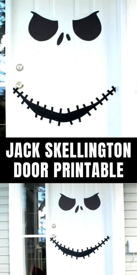 Jack Skellington Door Printable