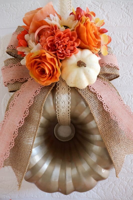 fall bundt pan wreath