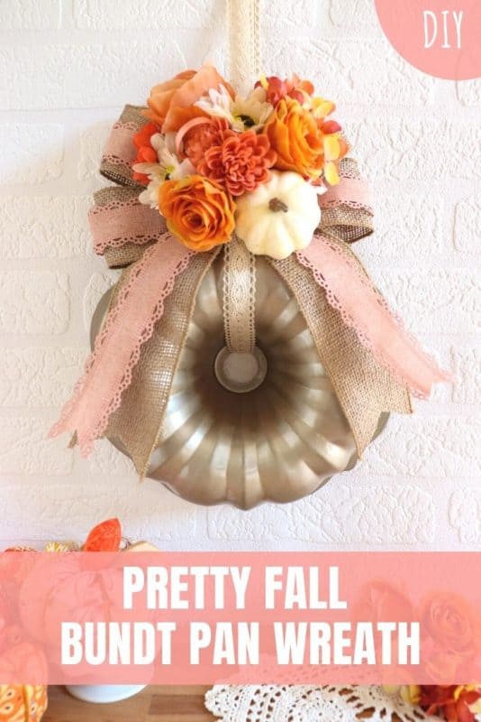 fall bundt pan wreath tutorial