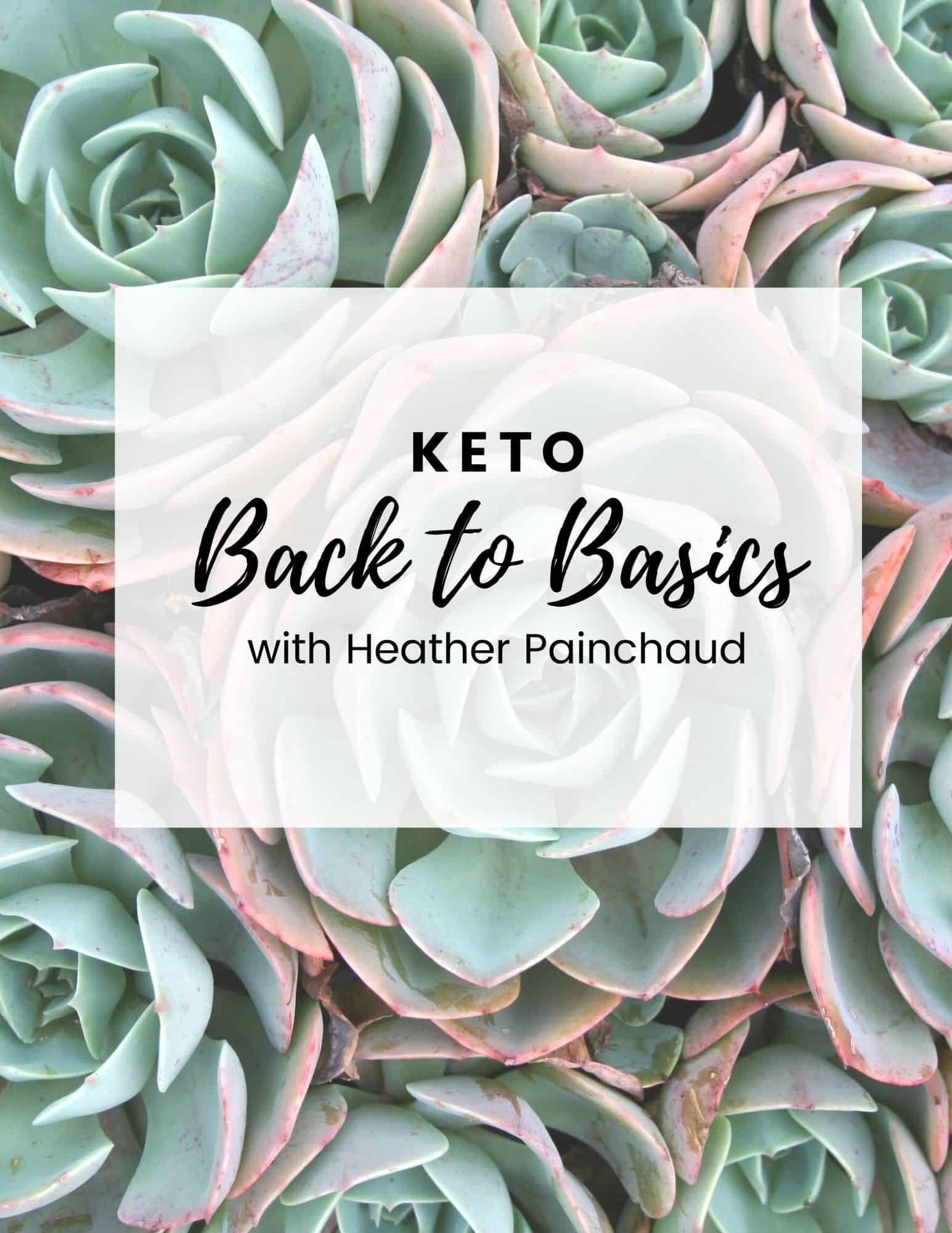 keto back to basics workbook title