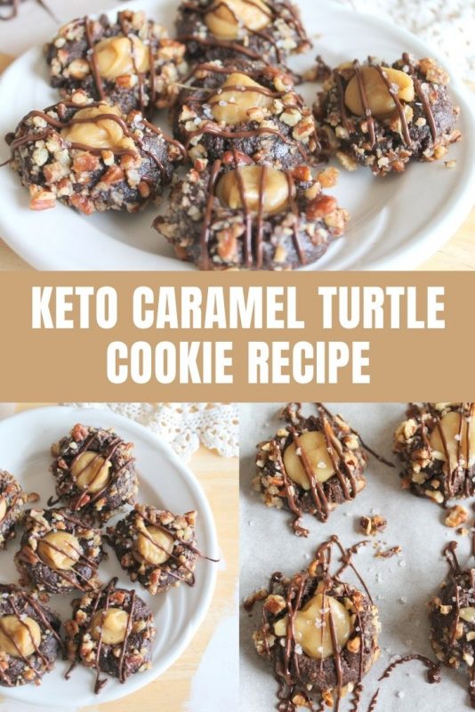 Keto Caramel Turtle Cookie Recipe